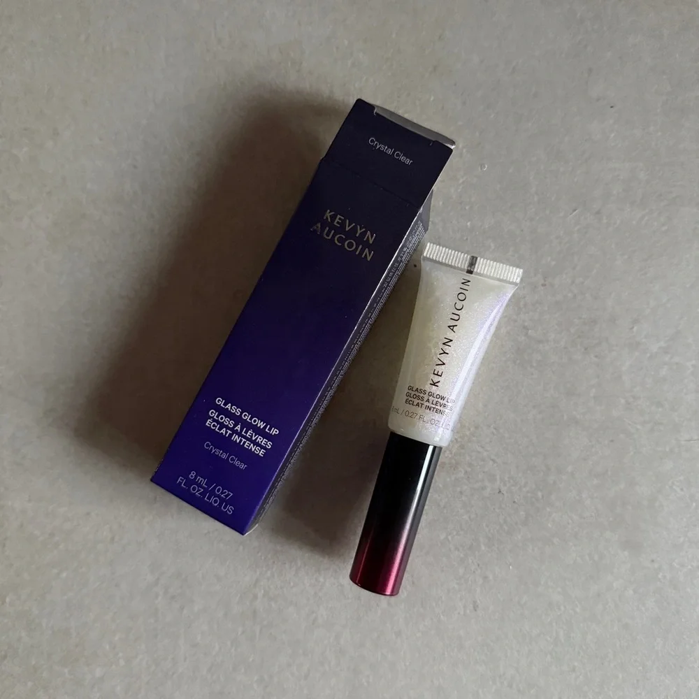Kevyn Aucoin Glass Glow Lip Crystal Clear – High Shine Hydrating Lip Gloss